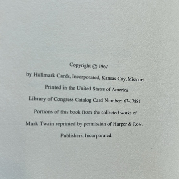 Vintage “A Treasury of Mark Twain” Collection of Witticisms & Quotes Book 1967 - Picture 5 of 12